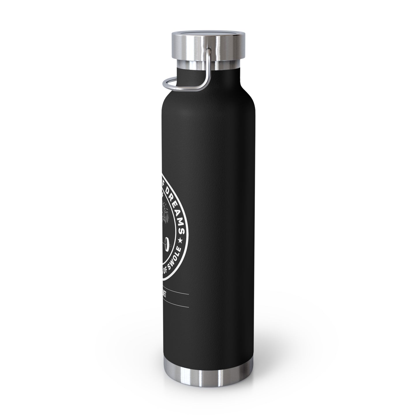 Fitness Logo Water Bottle — 22oz Copper Vacuum Insulated Sports Bottle