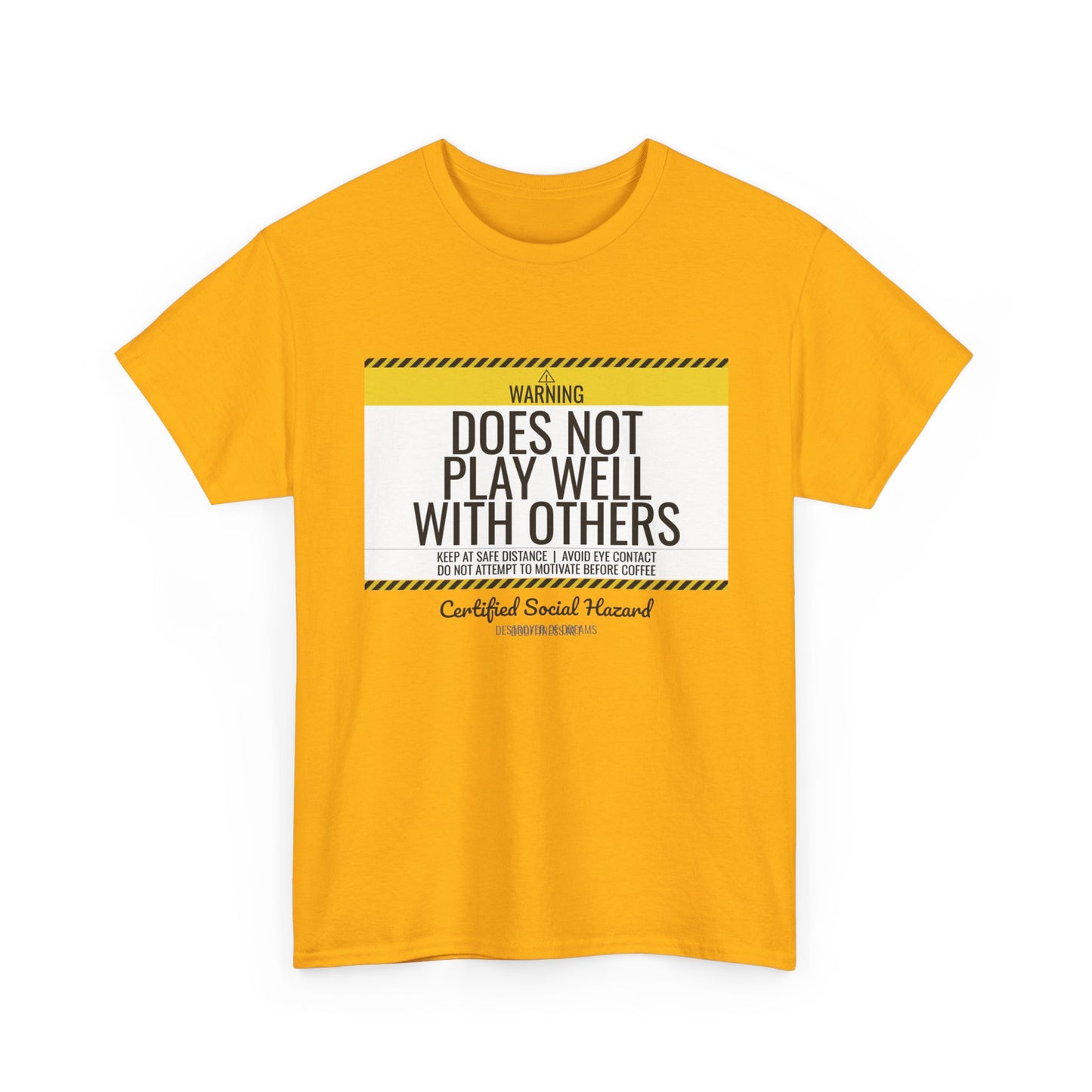 DoD Fitness - Warning Label Women's Tee