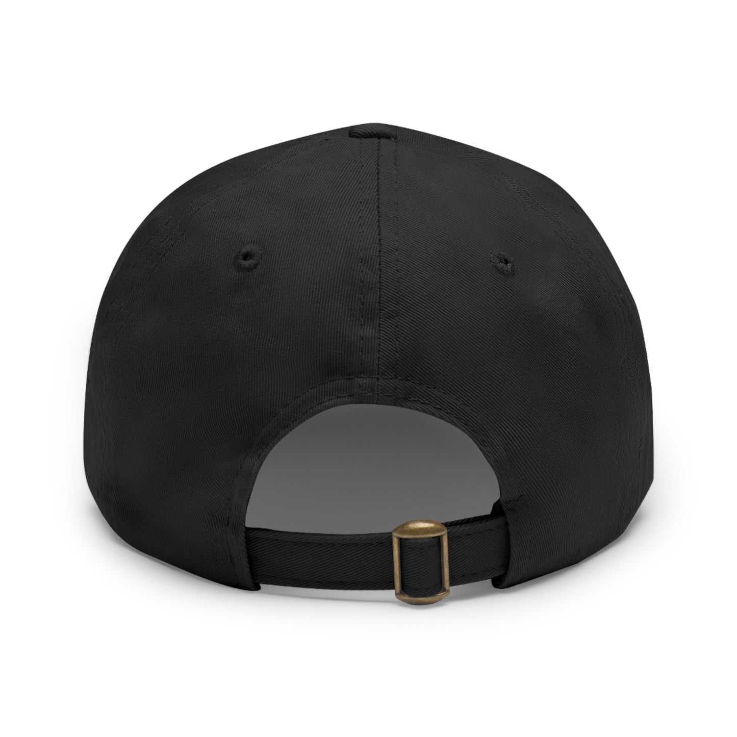 DOD Dad Hat with Leather Patch (Round)