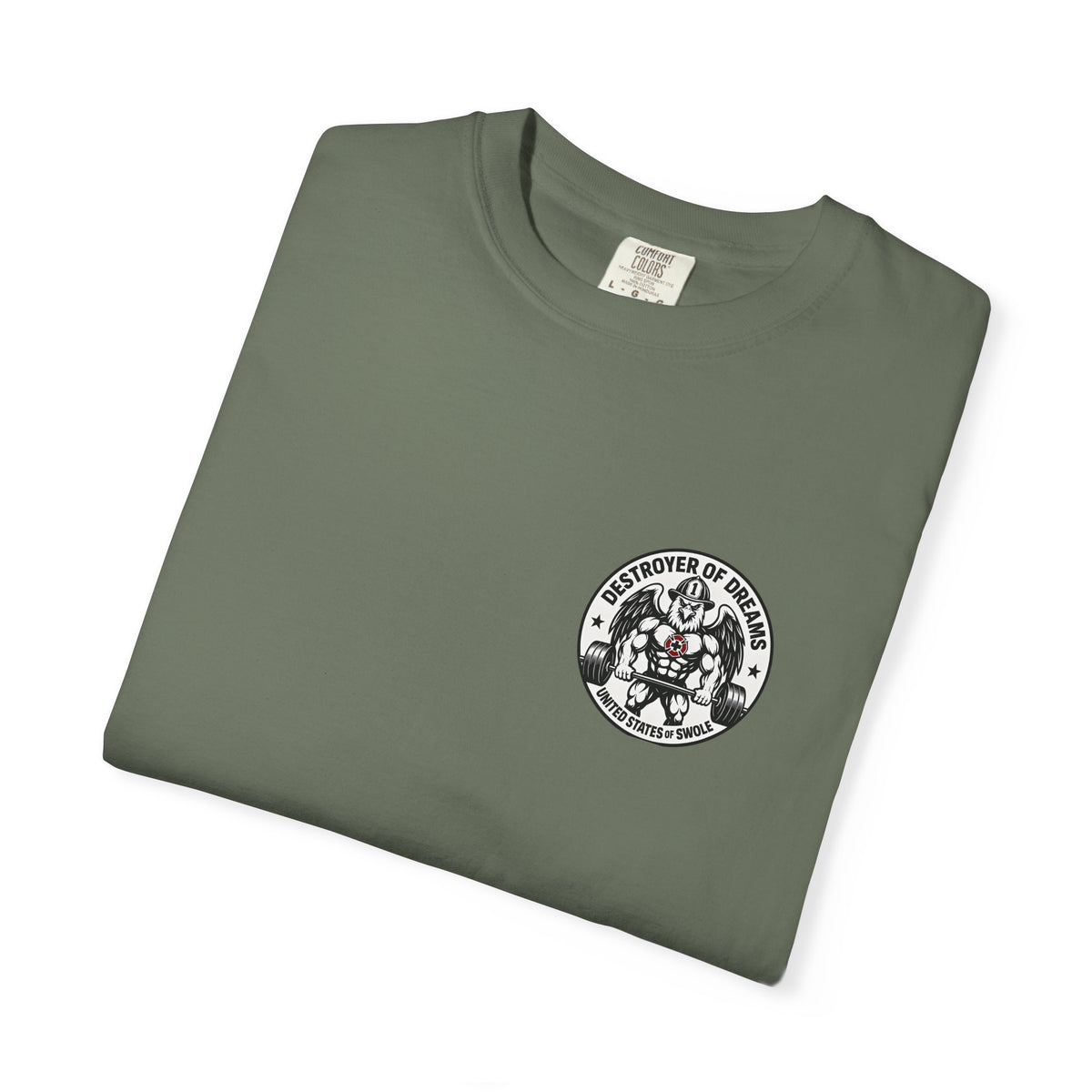 Thin Red Line men's tee - funny gym shirt by DoD Fitness