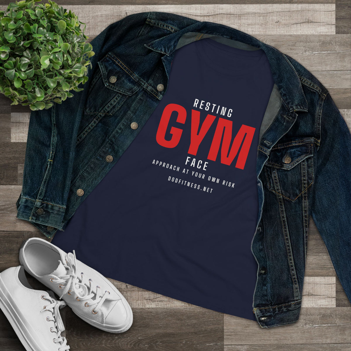 DoD Fitness - Resting Gym Face Women's Tee