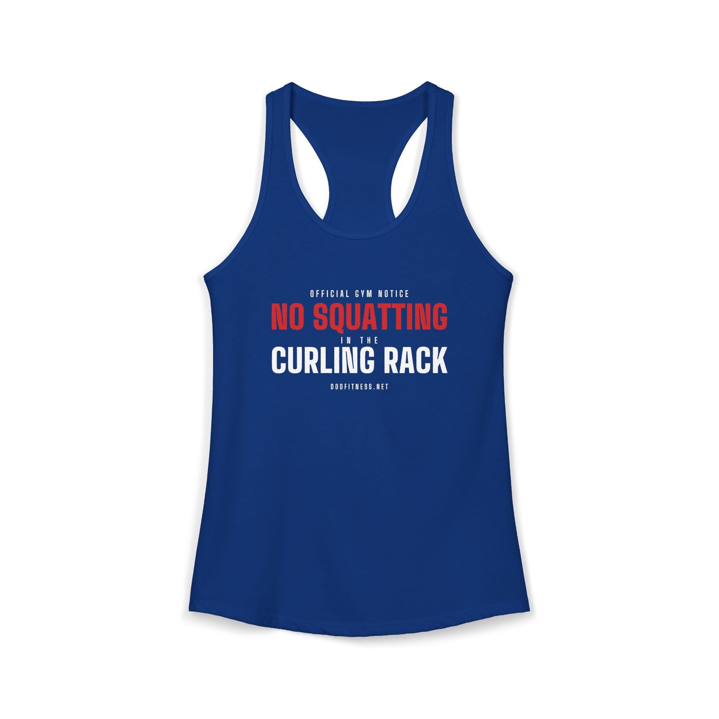DoD Fitness - Curling Rack Women's Tank