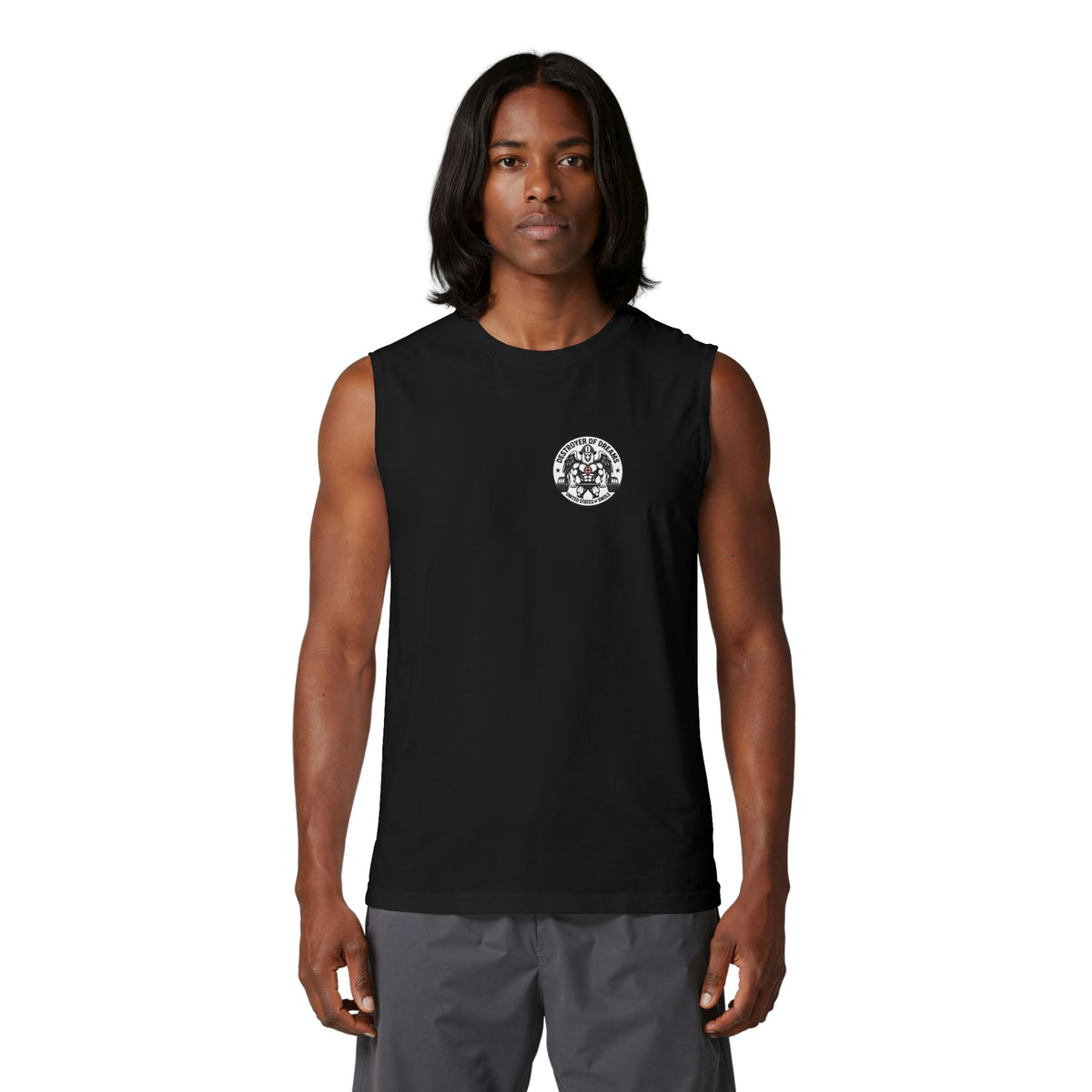 Thin Red Line stringer tank - funny gym shirt by DoD Fitness
