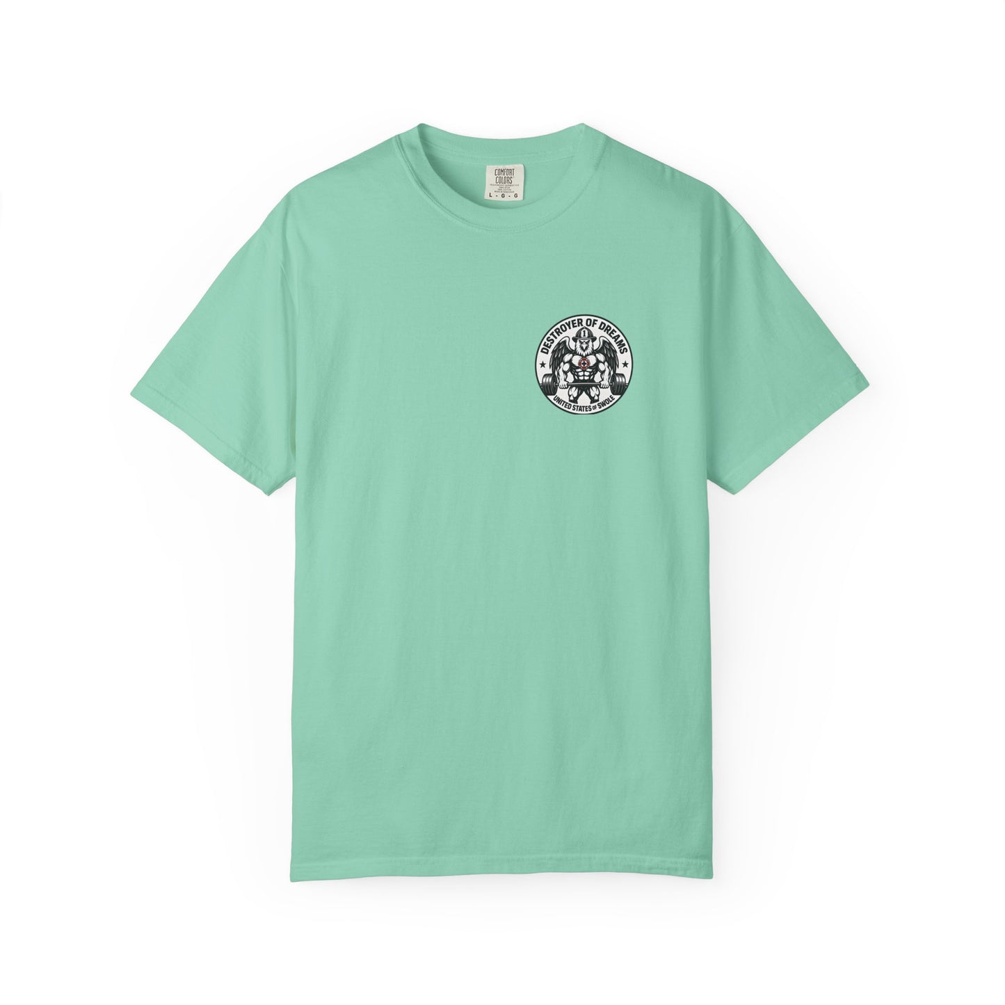Thin Red Line men's tee in Island Reef - funny gym shirt by DoD Fitness