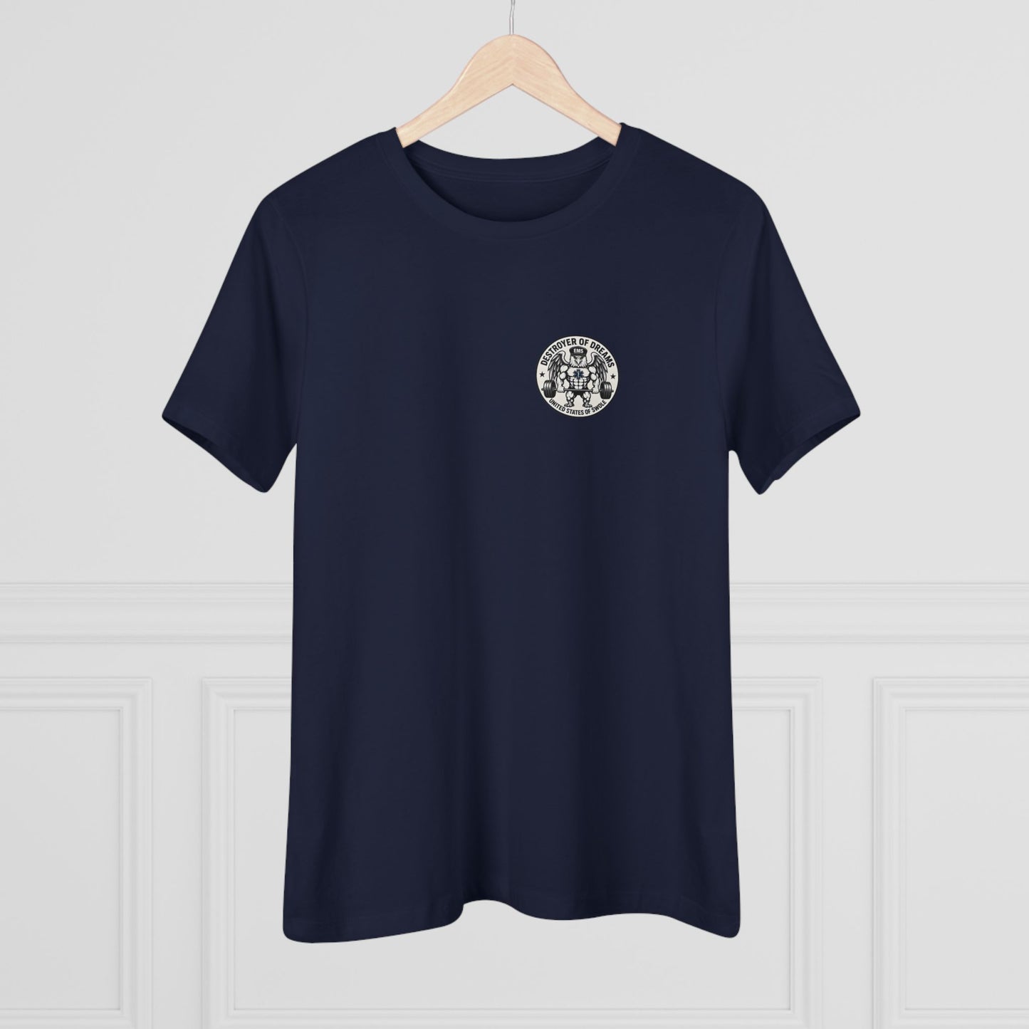 Thin Green Line women's tee - funny gym shirt by DoD Fitness