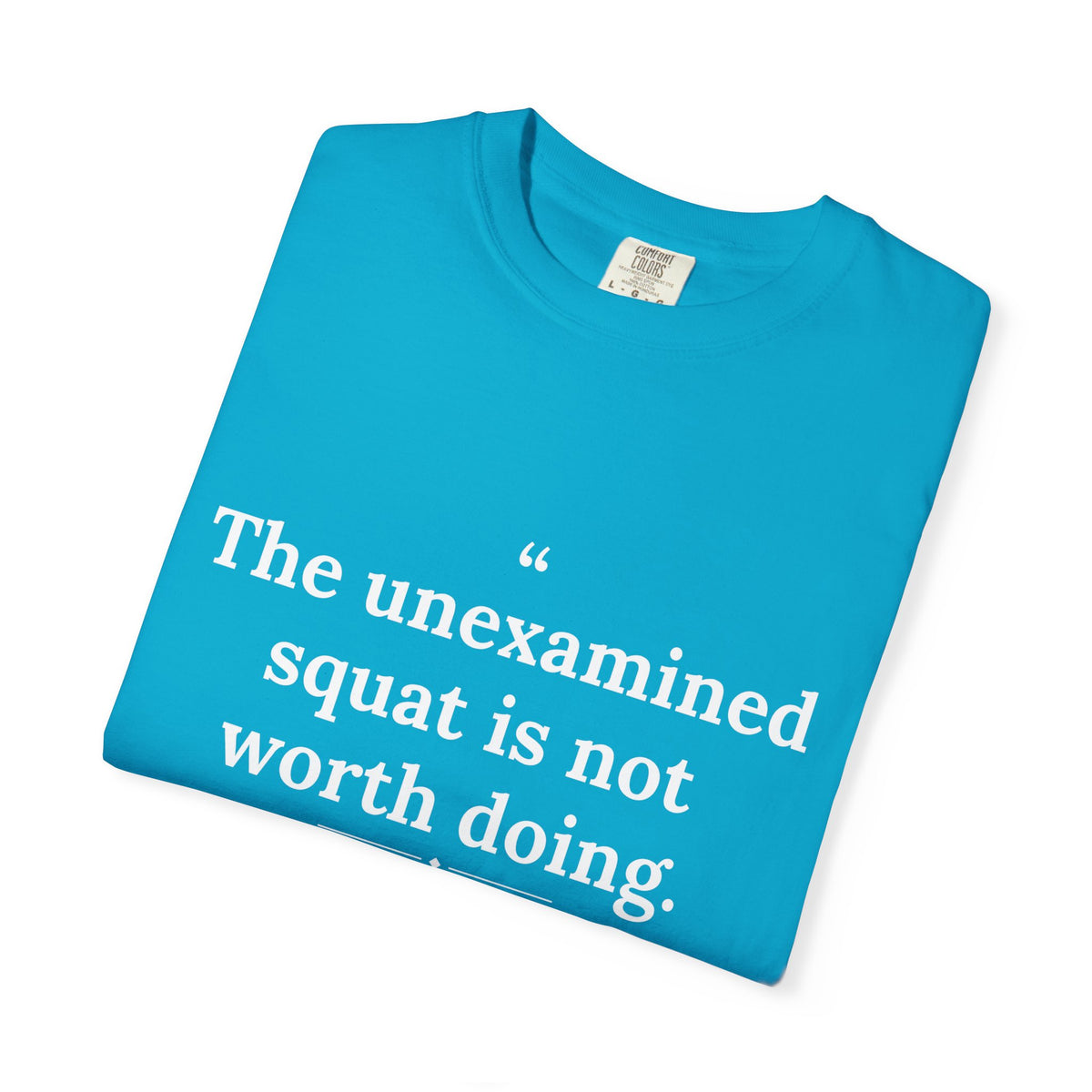 Assticles - The Unexamined Squat men's tee - funny gym shirt by DoD Fitness