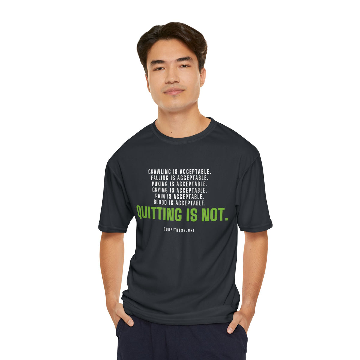 DoD Fitness - Quitting Is Not Moisture Wicking
