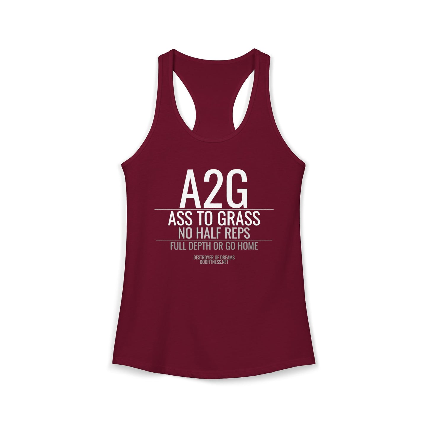 DoD Fitness - A2G - No Half Reps Women's Tank