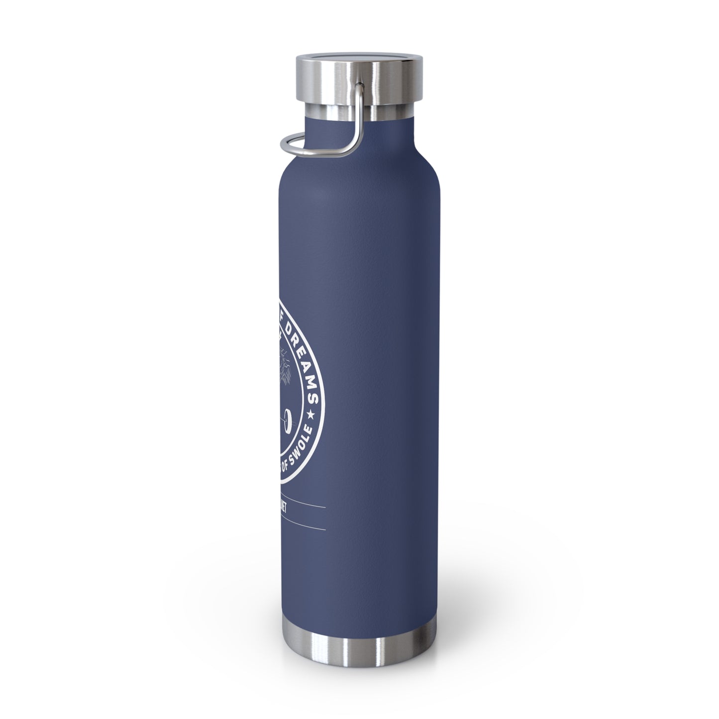 Fitness Logo Water Bottle — 22oz Copper Vacuum Insulated Sports Bottle