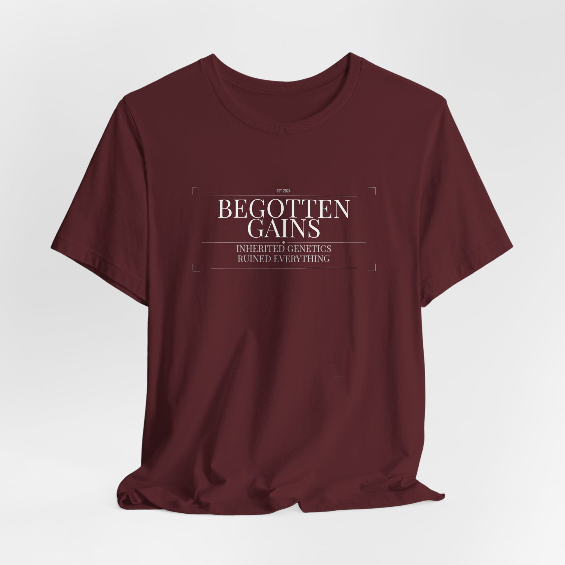 Begotten Gains - Iron Devotion men's tee - funny gym shirt by DoD Fitness