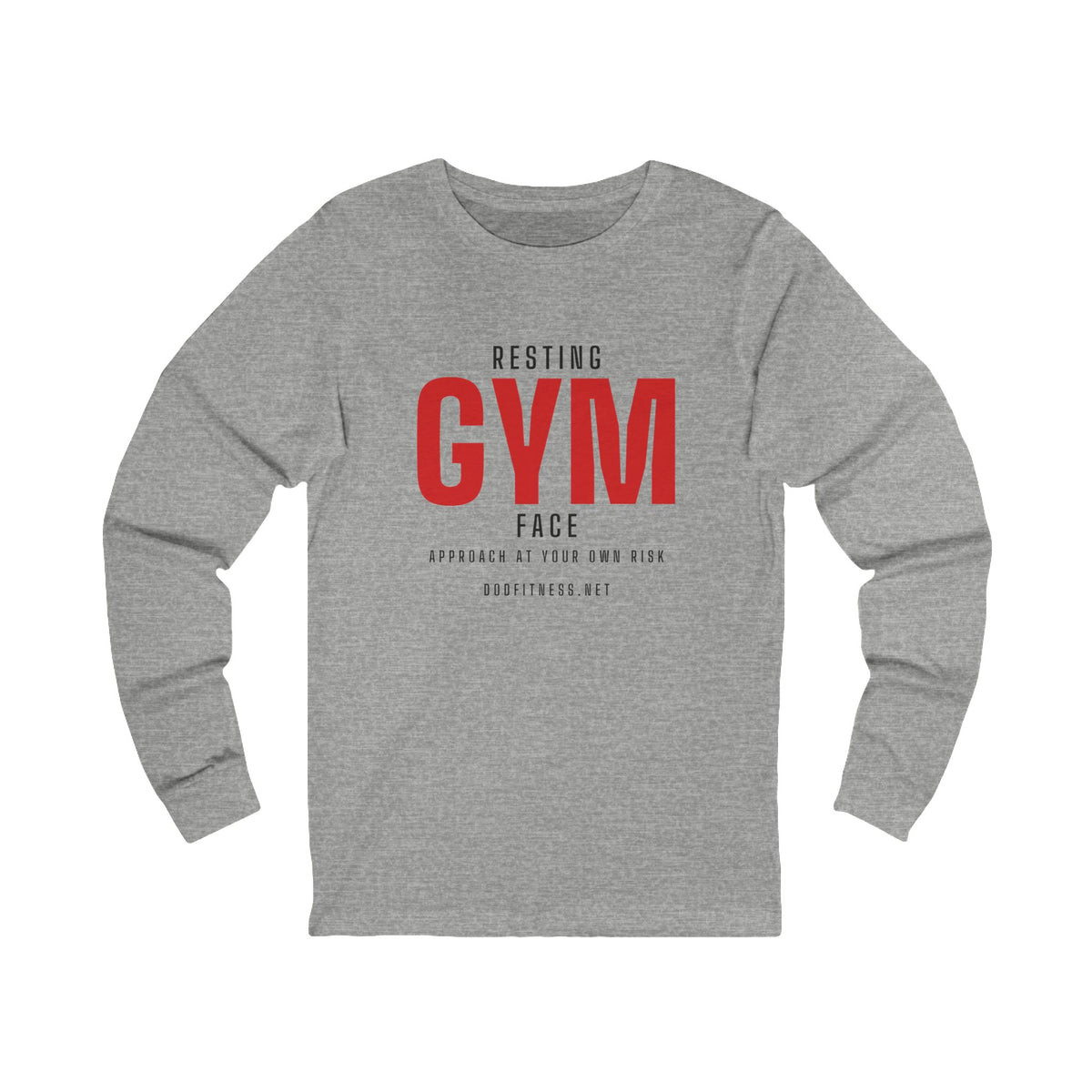 DoD Fitness - Resting Gym Face Long Sleeve