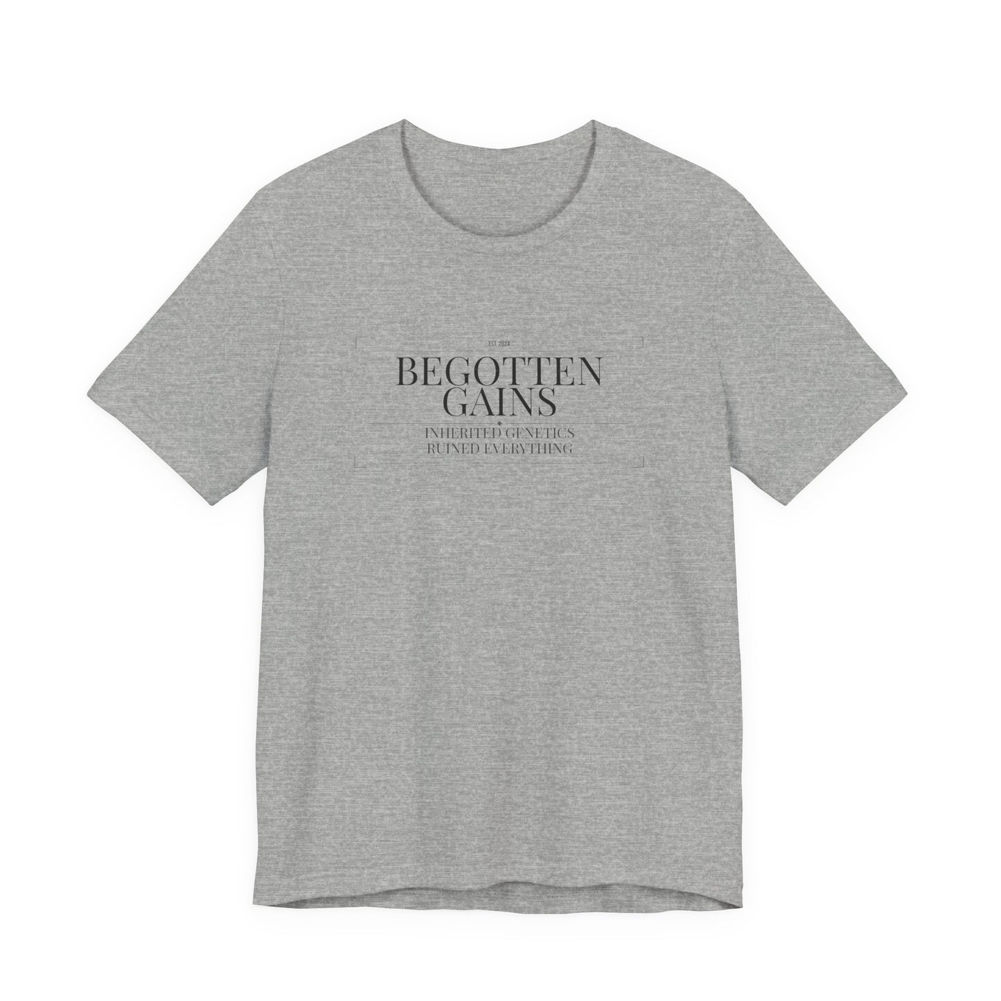 Begotten Gains - Iron Devotion men's tee - funny gym shirt by DoD Fitness