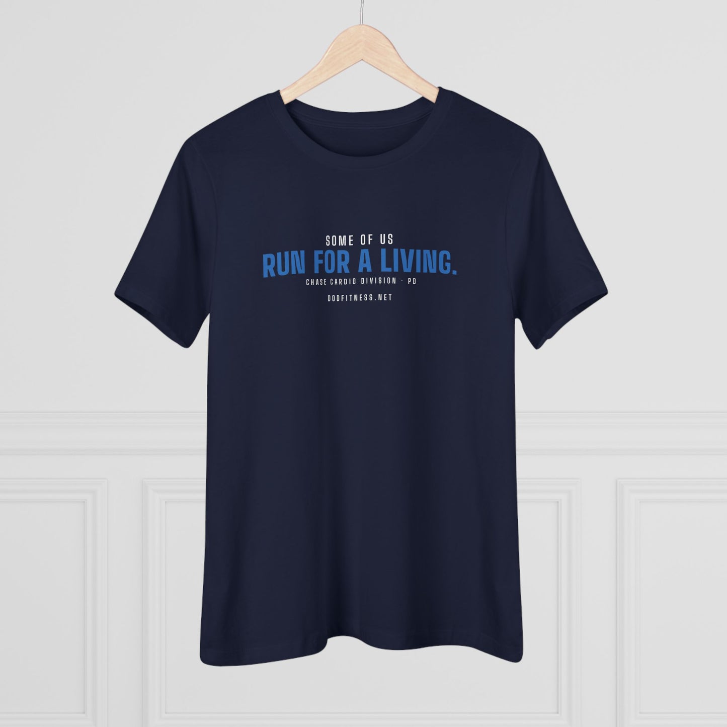 DoD Fitness - Run For A Living Women's Tee
