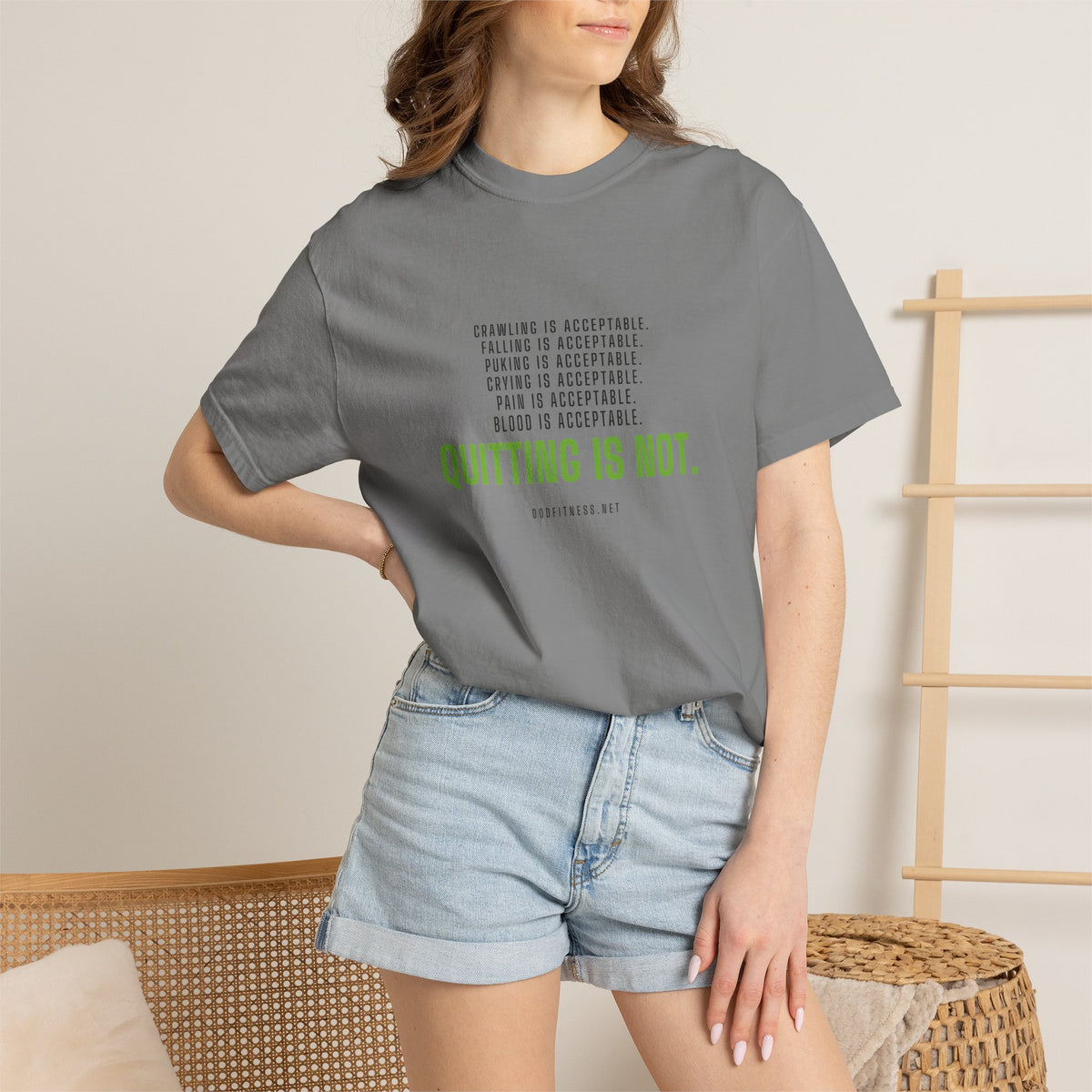 DoD Fitness - Quitting Is Not Men's Tee