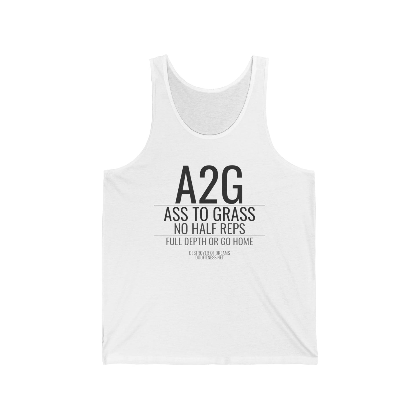 DoD Fitness - A2G - No Half Reps Men's Tank