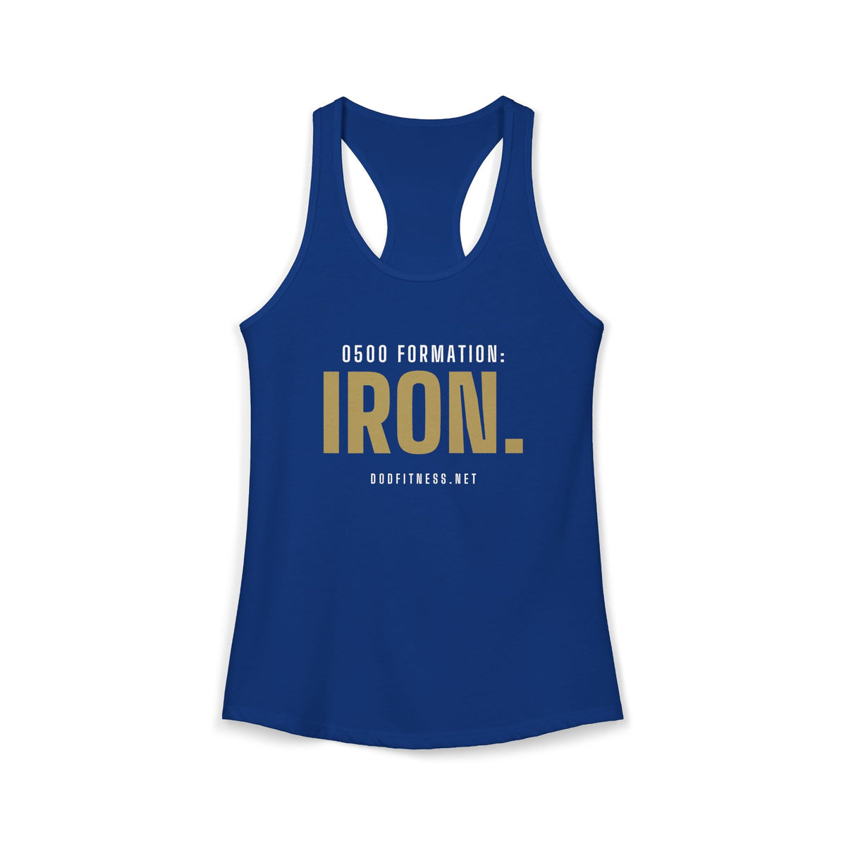 0500 Formation women's racerback tank - funny gym tank by DoD Fitness