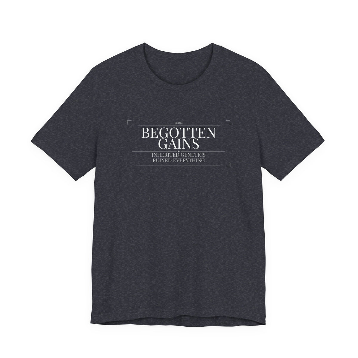 Begotten Gains - Iron Devotion men's tee - funny gym shirt by DoD Fitness