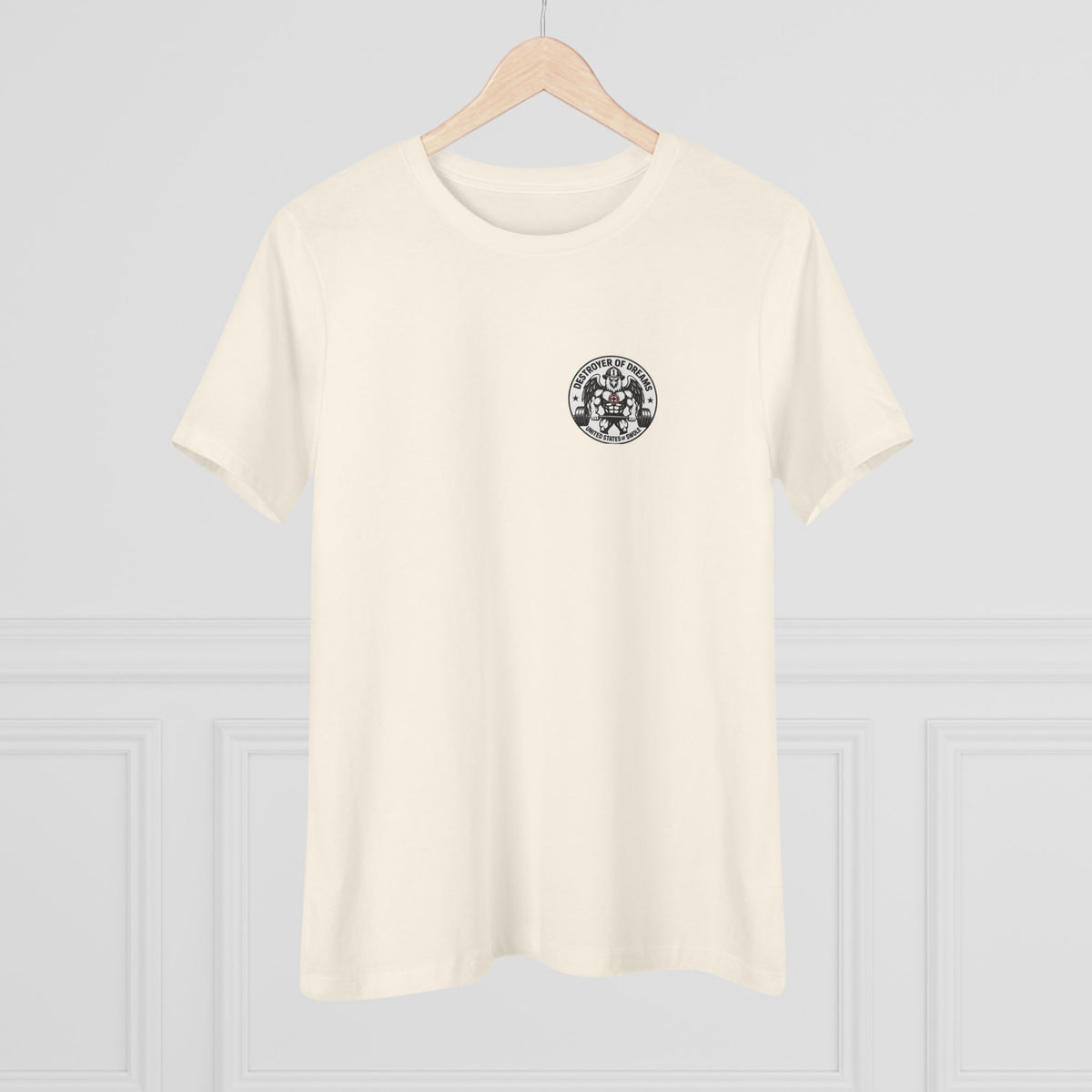 Thin Red Line women's tee - funny gym shirt by DoD Fitness