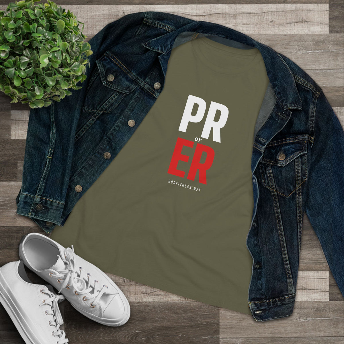 DoD Fitness - PR or ER Women's Tee