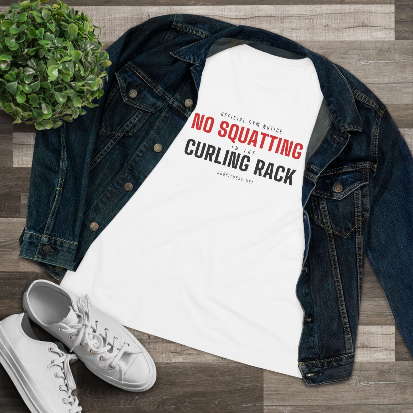 DoD Fitness - Curling Rack Women's Tee