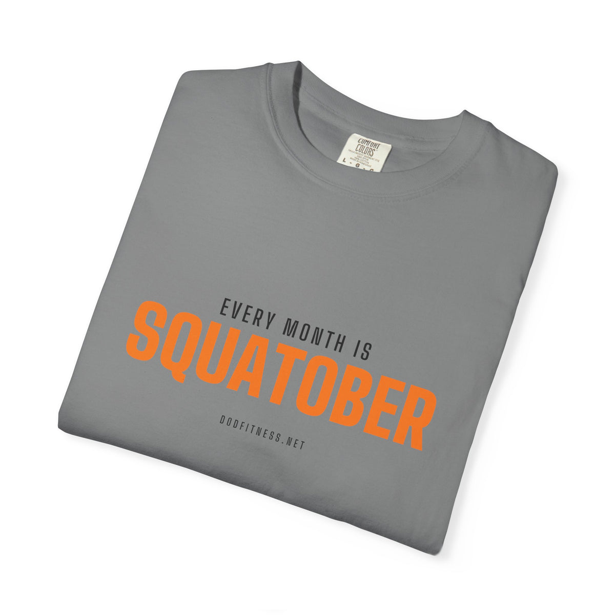 Squatober men's tee - funny gym shirt by DoD Fitness