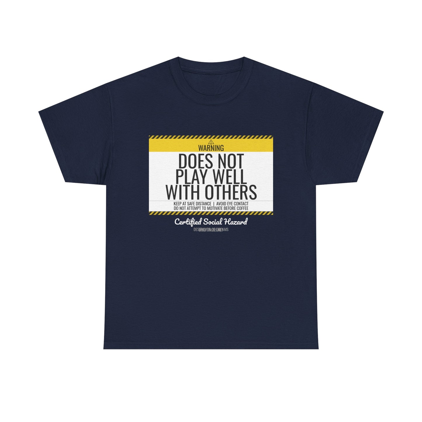 DoD Fitness - Warning Label Women's Tee