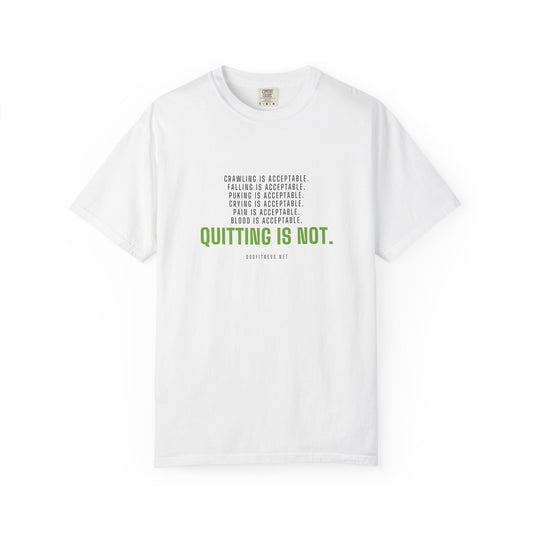 DoD Fitness - Quitting Is Not Men's Tee