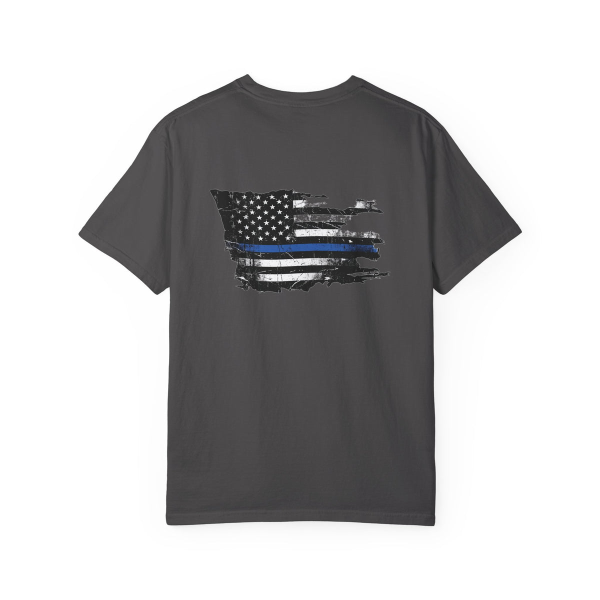 Thin Blue Line men's tee - funny gym shirt by DoD Fitness