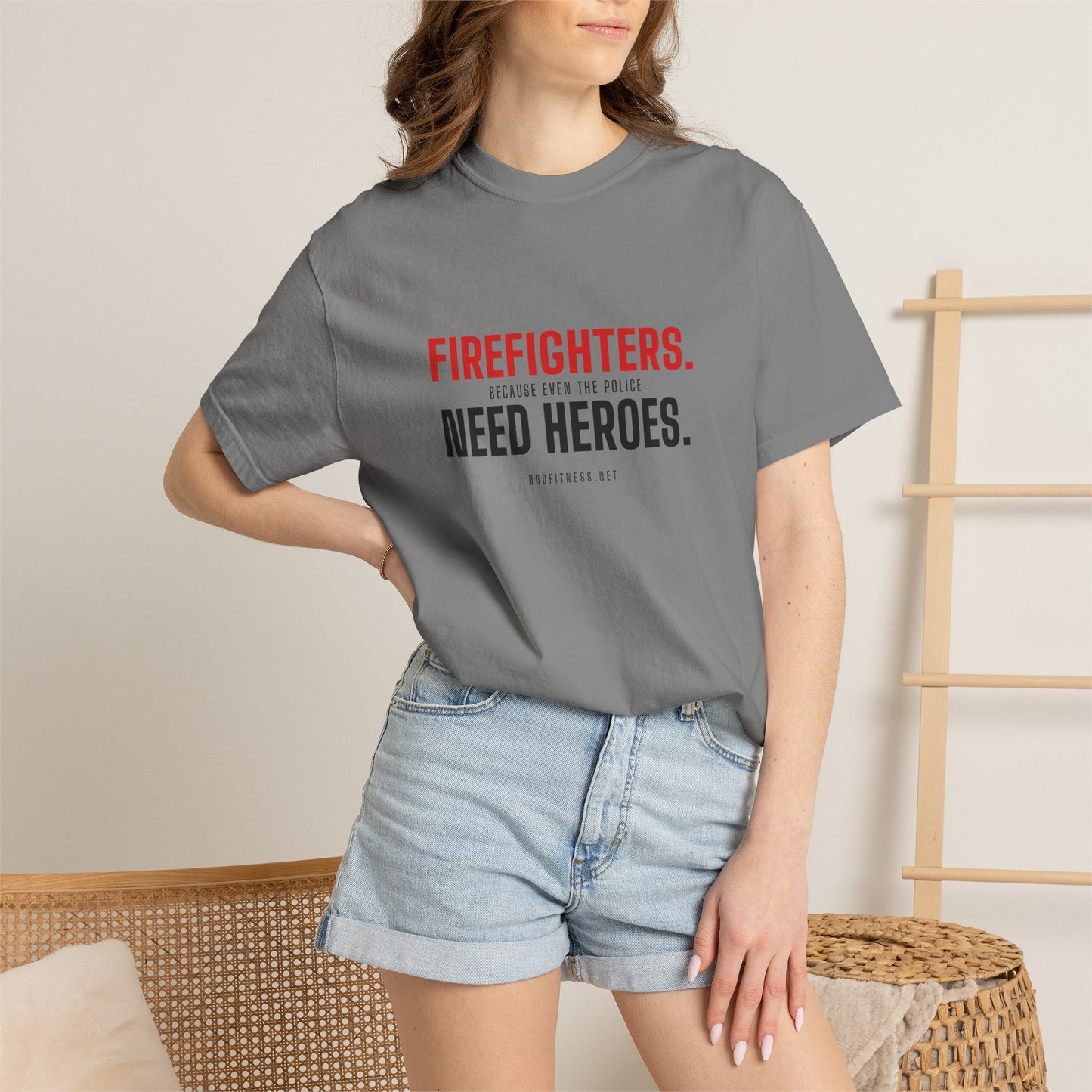 DoD Fitness - Firefighters Need Heroes Men's Tee