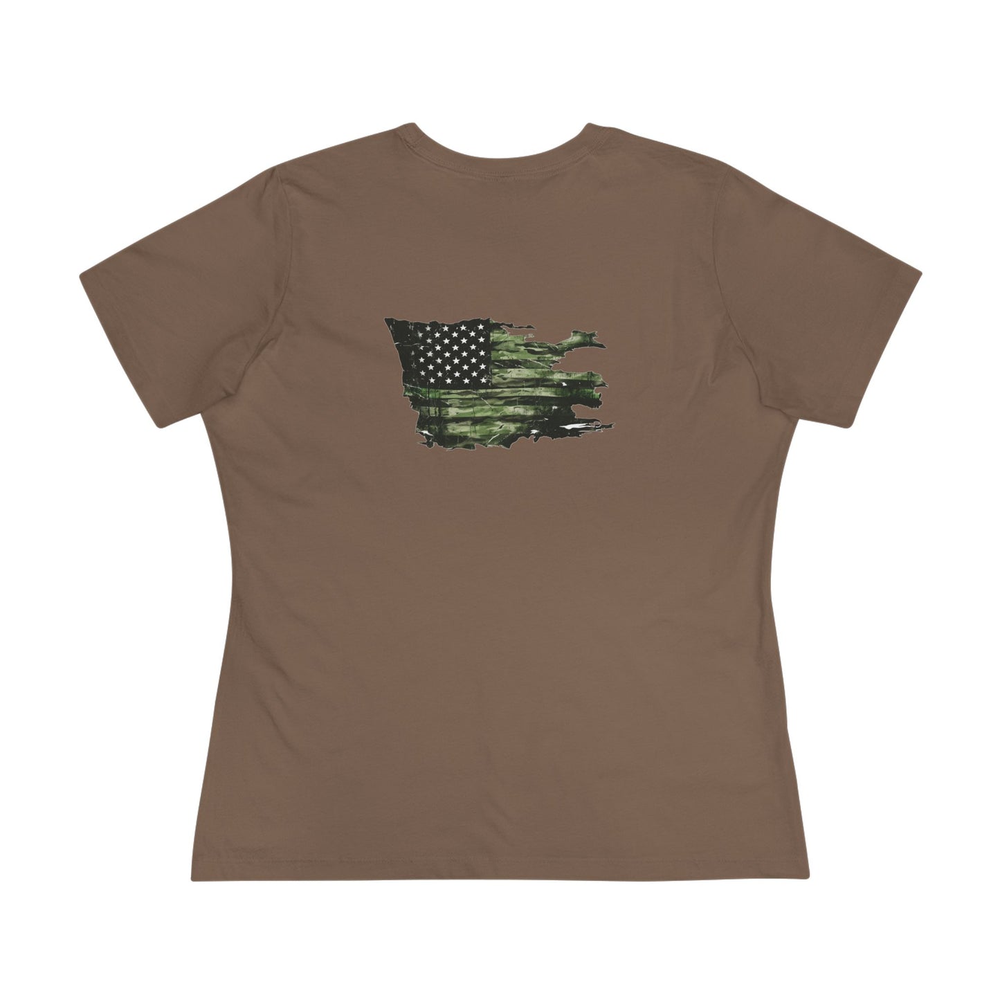 United We Serve - Military women's tee - funny gym shirt by DoD Fitness