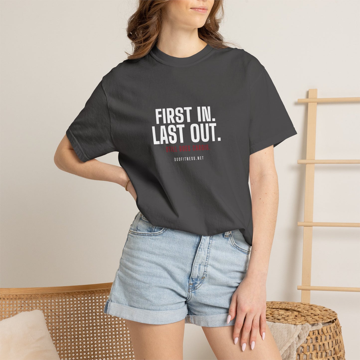 DoD Fitness - First In Last Out Men's Tee