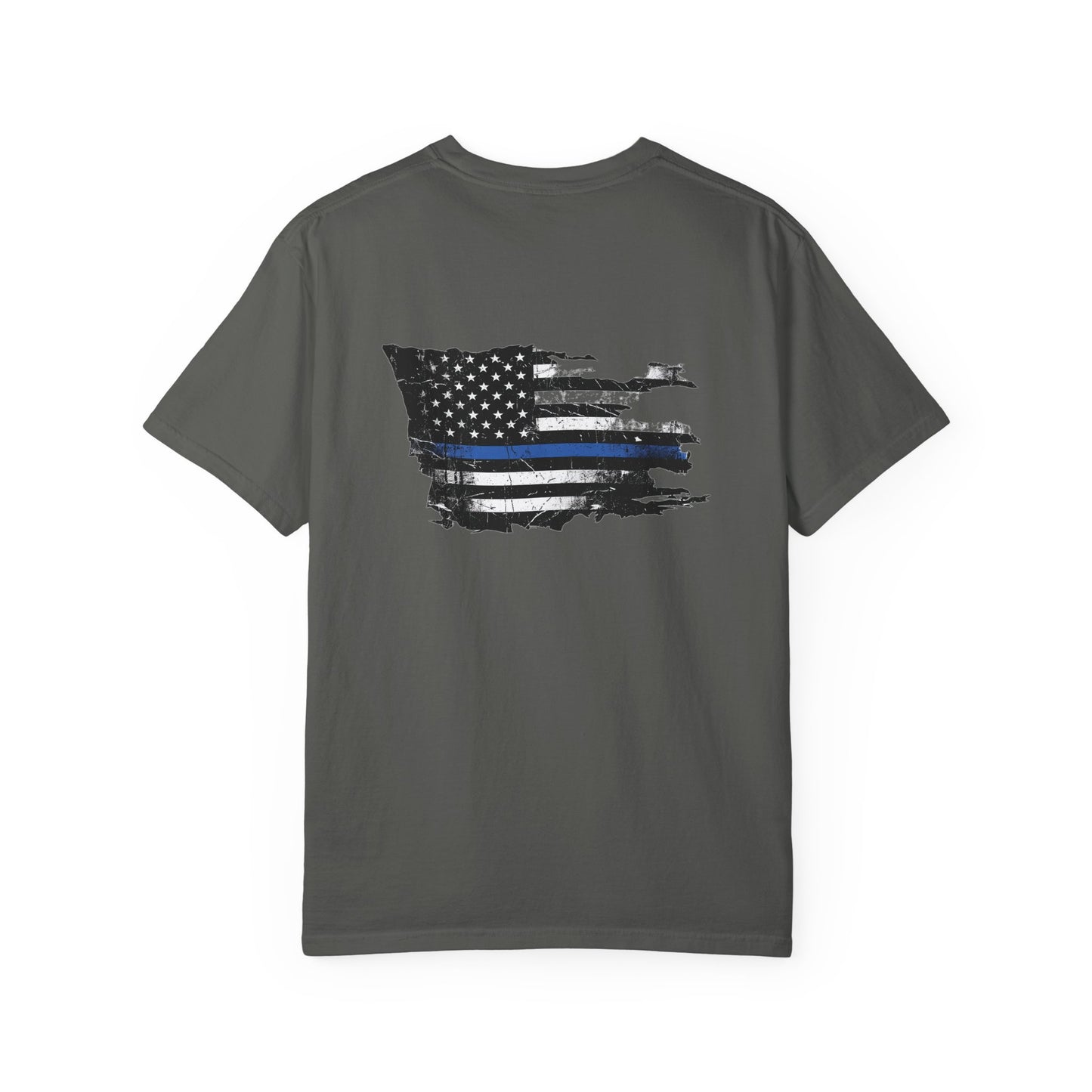 Thin Blue Line men's tee - funny gym shirt by DoD Fitness