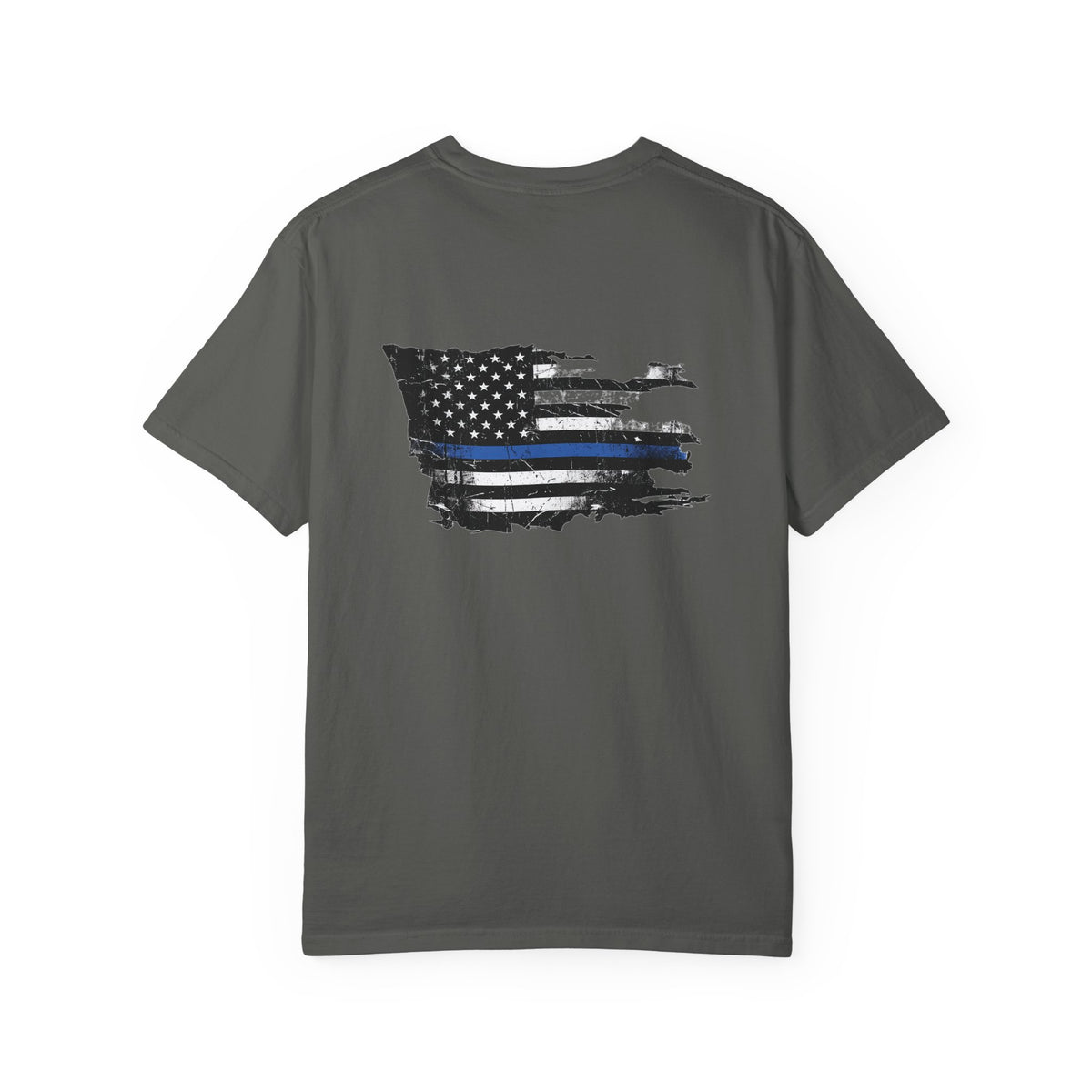Thin Blue Line men's tee - funny gym shirt by DoD Fitness