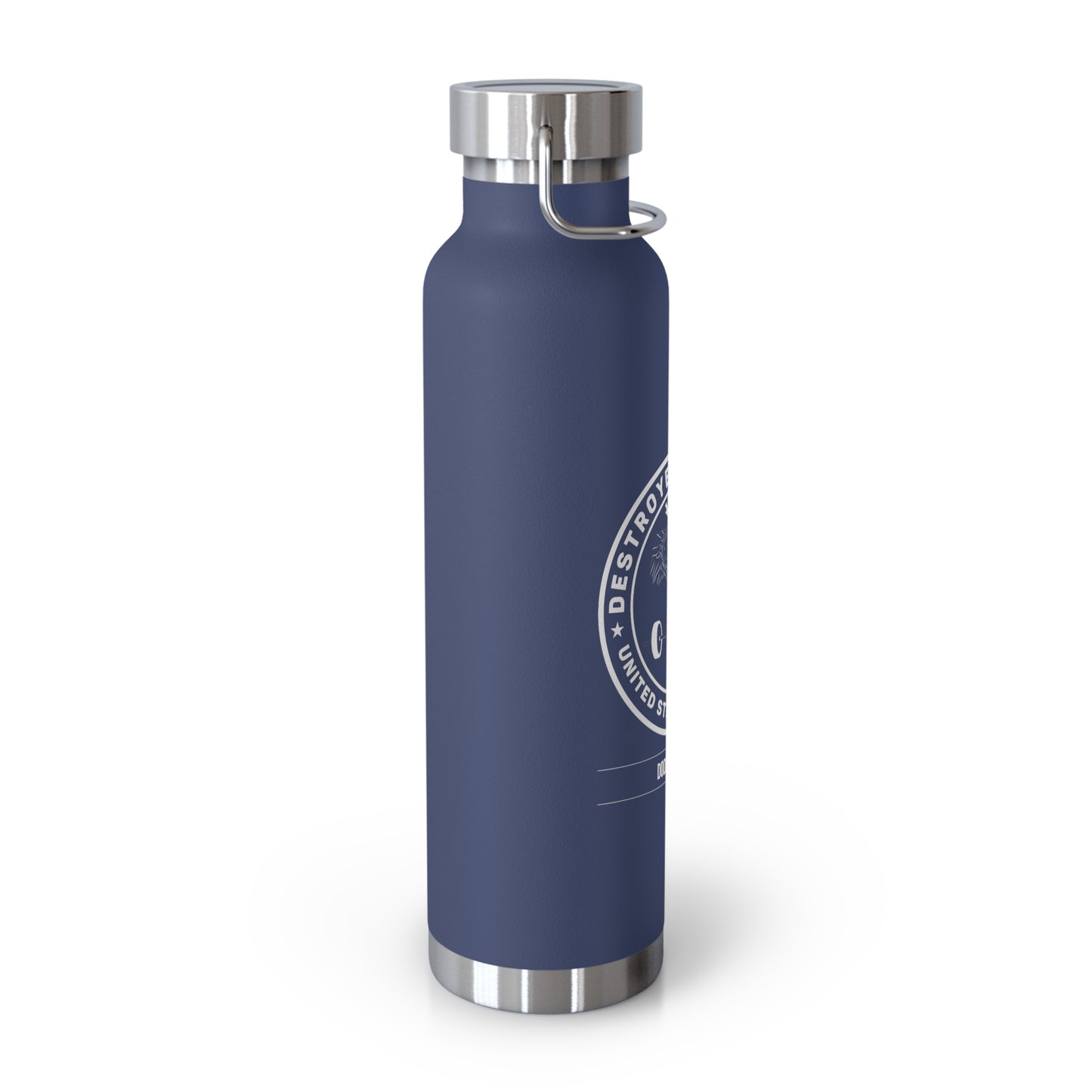 Fitness Logo Water Bottle — 22oz Copper Vacuum Insulated Sports Bottle
