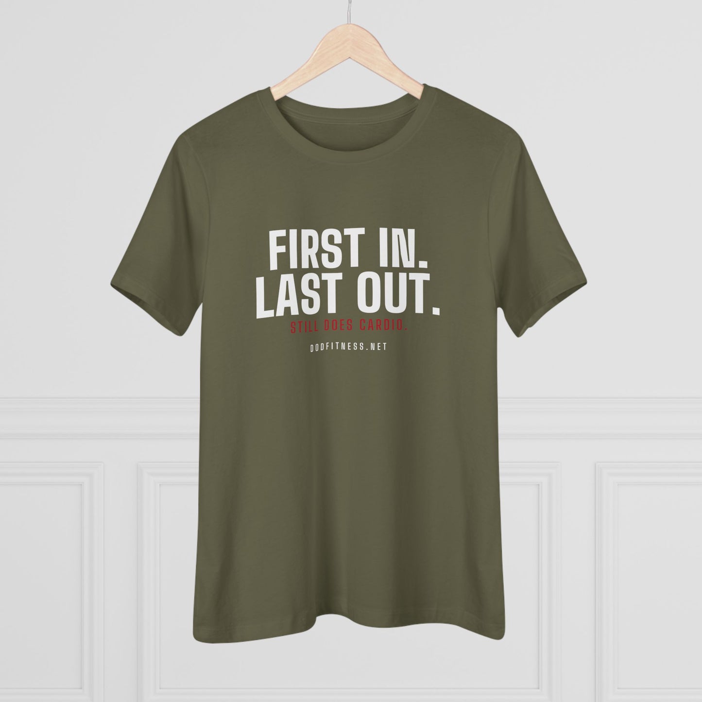 DoD Fitness - First In Last Out Women's Tee