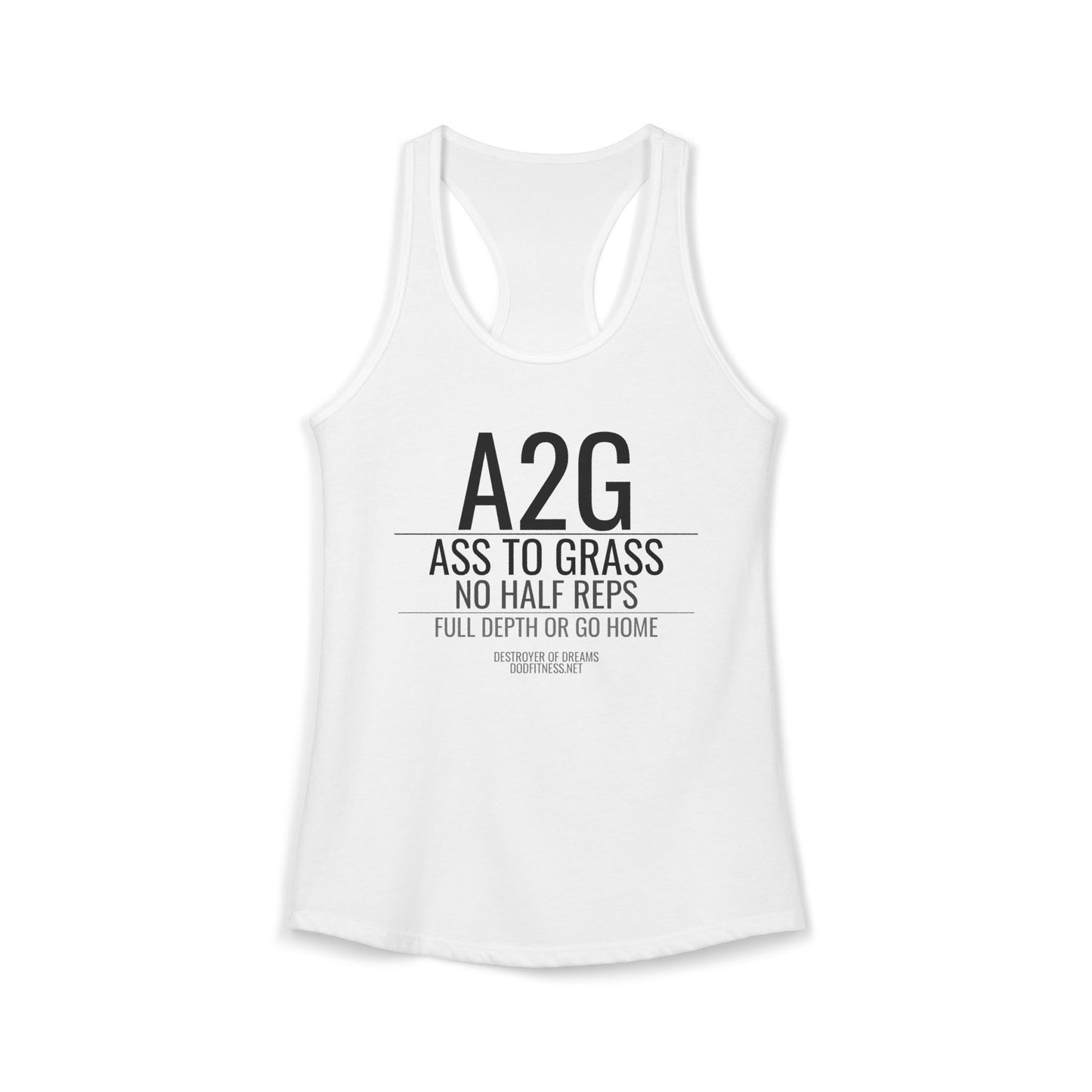DoD Fitness - A2G - No Half Reps Women's Tank