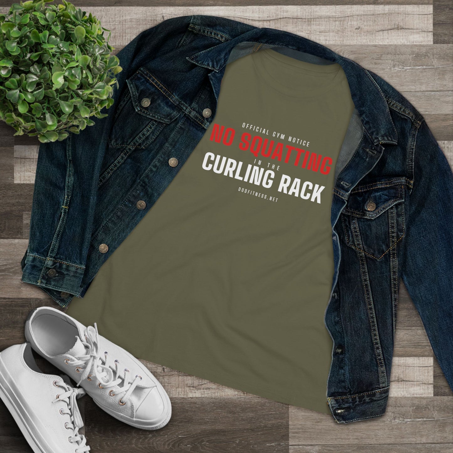 DoD Fitness - Curling Rack Women's Tee
