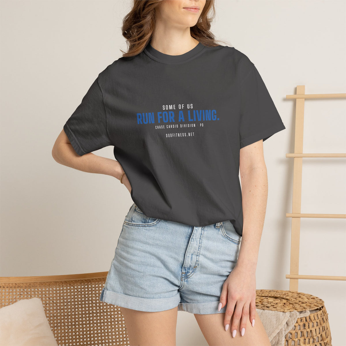 DoD Fitness - Run For A Living Men's Tee