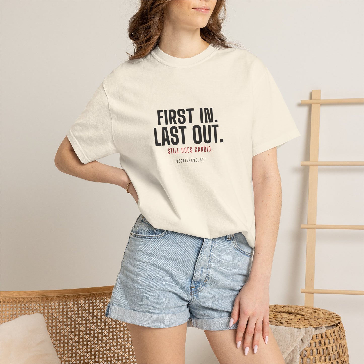 DoD Fitness - First In Last Out Men's Tee