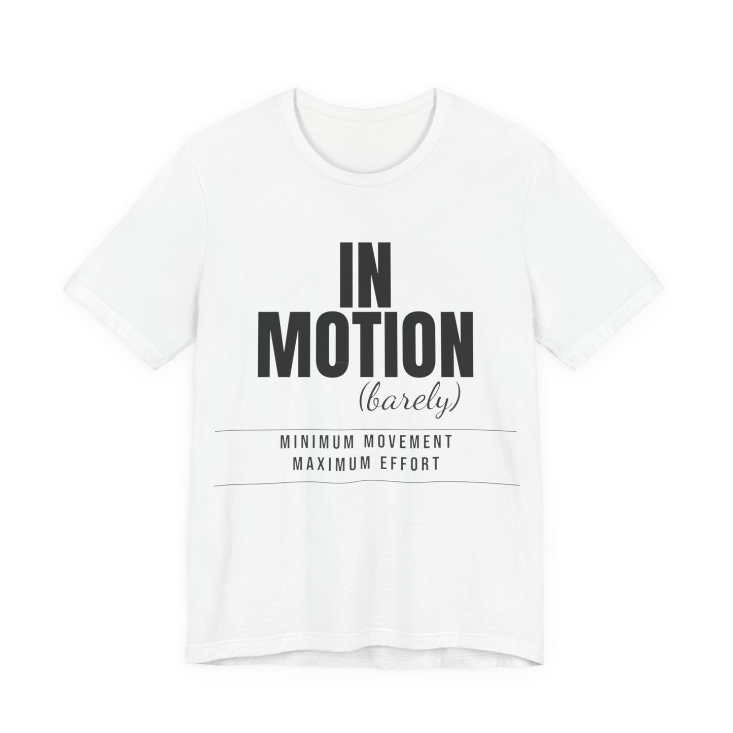 DoD Fitness - In Motion - Barely Moving Men's Tee