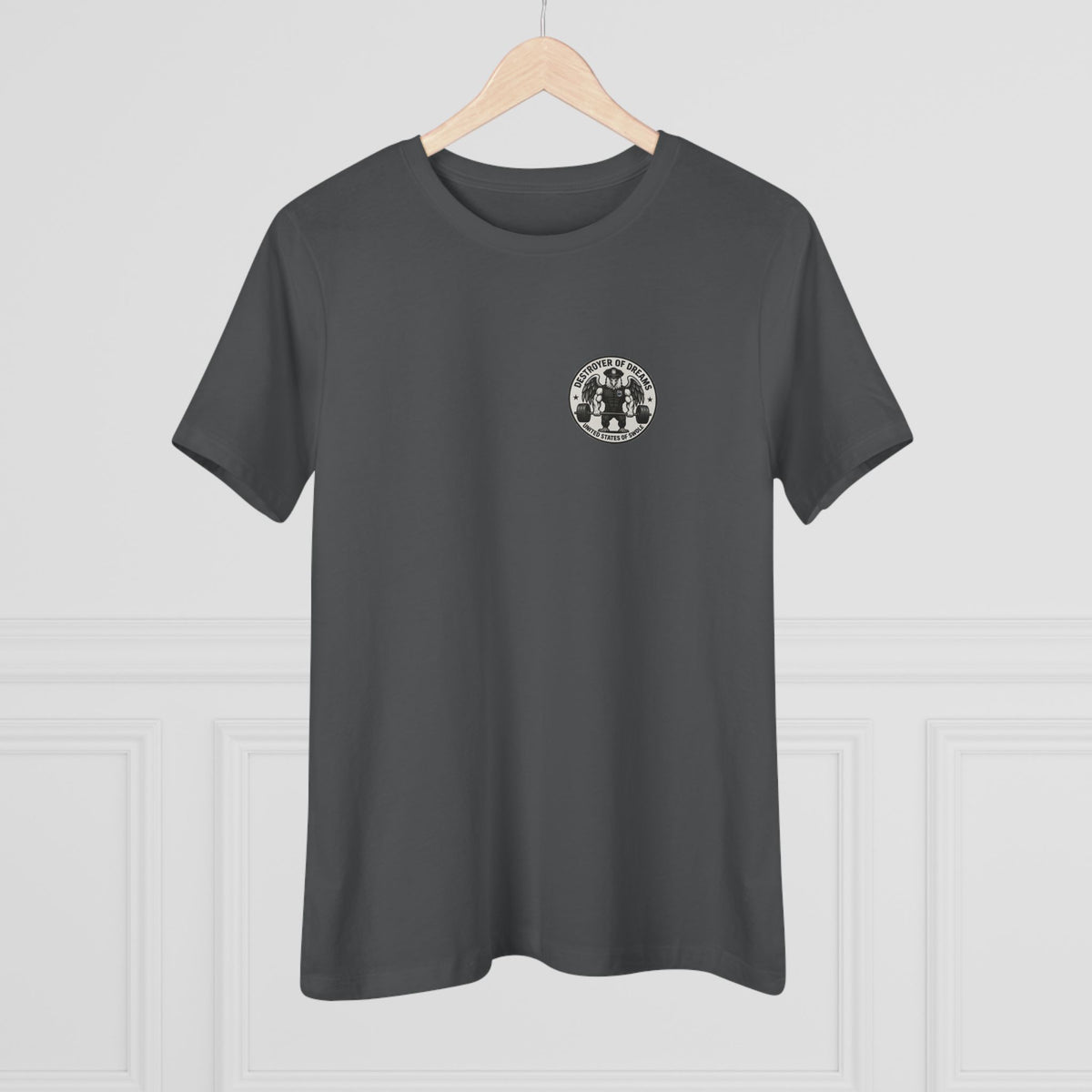Thin Blue Line women's tee - funny gym shirt by DoD Fitness