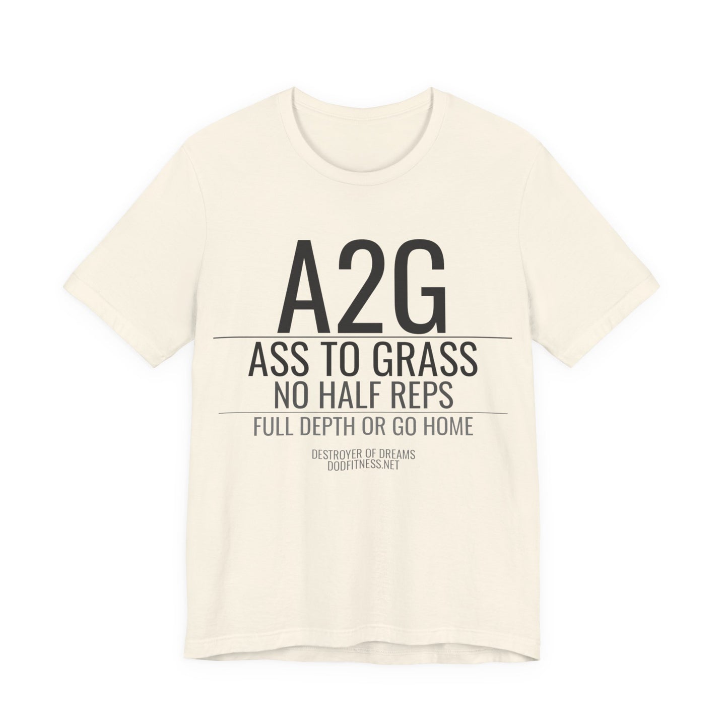 DoD Fitness - A2G - No Half Reps Men's Tee