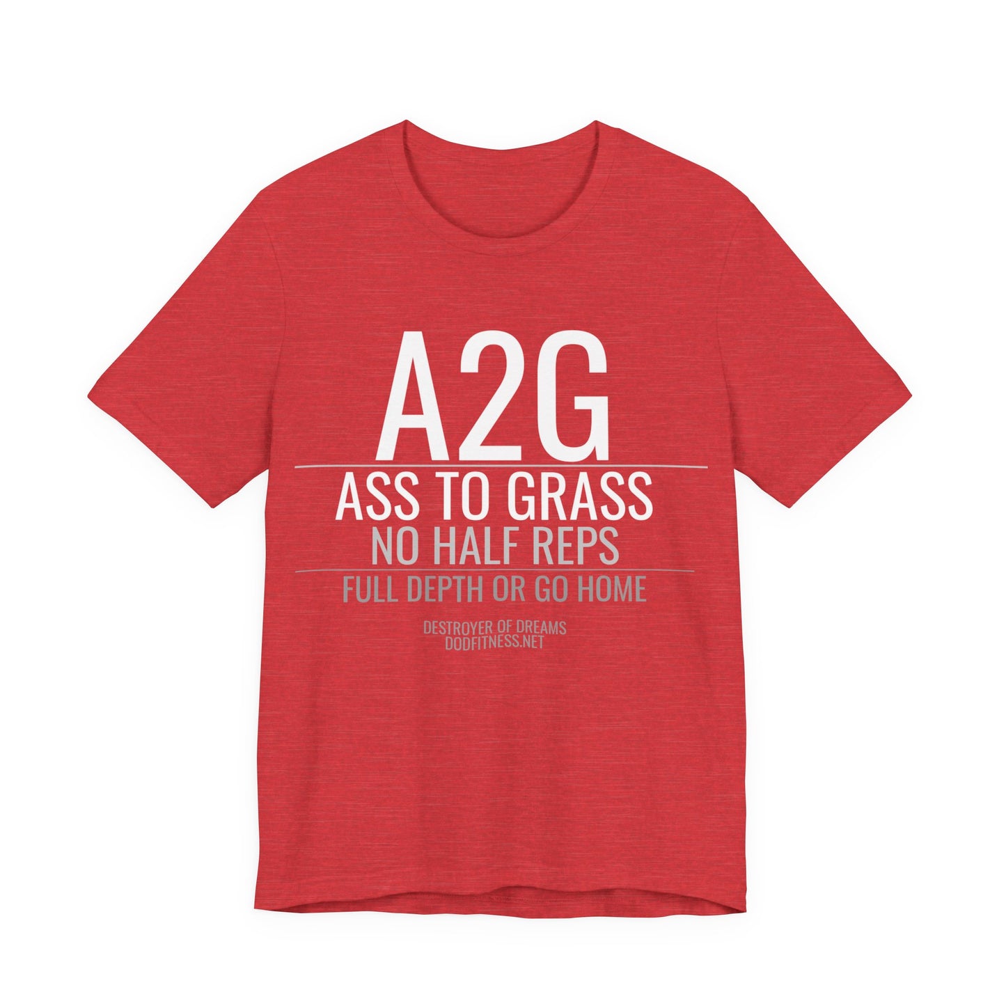 DoD Fitness - A2G - No Half Reps Men's Tee