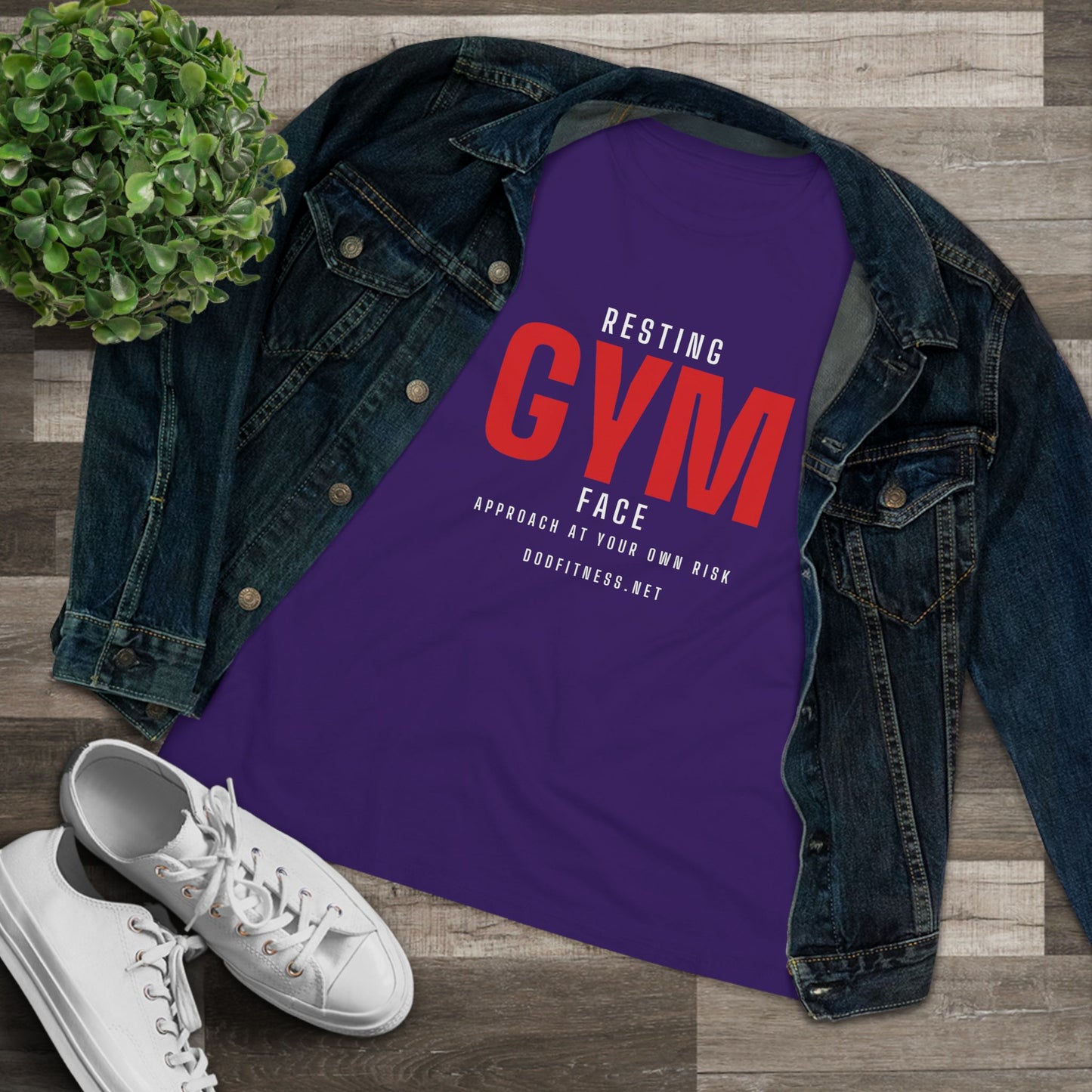 DoD Fitness - Resting Gym Face Women's Tee