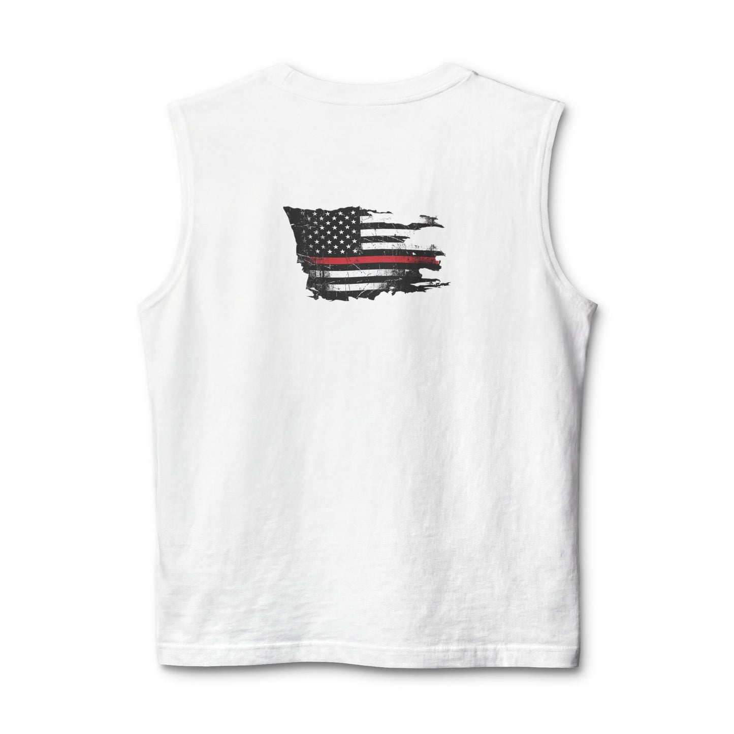 Thin Red Line stringer tank - funny gym shirt by DoD Fitness