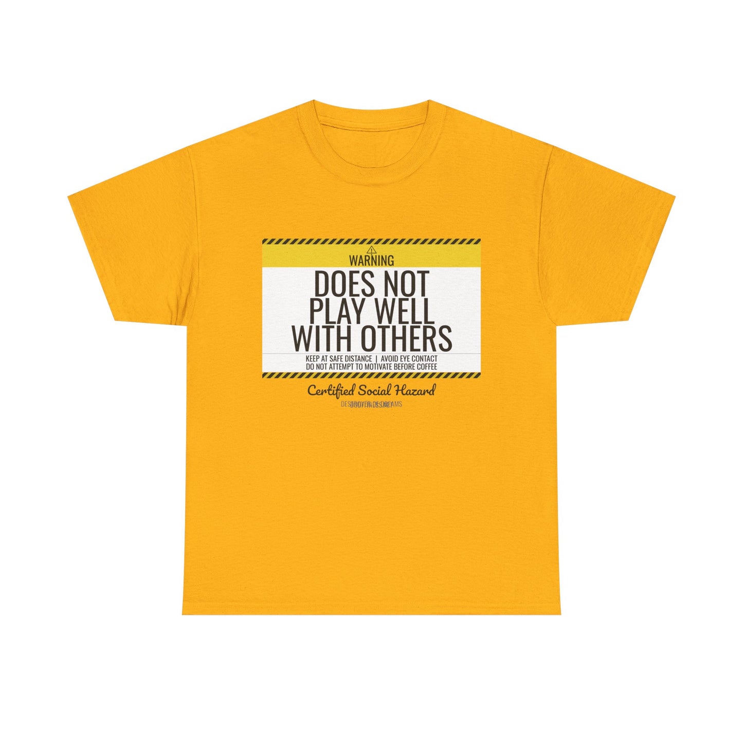 DoD Fitness - Warning Label Women's Tee
