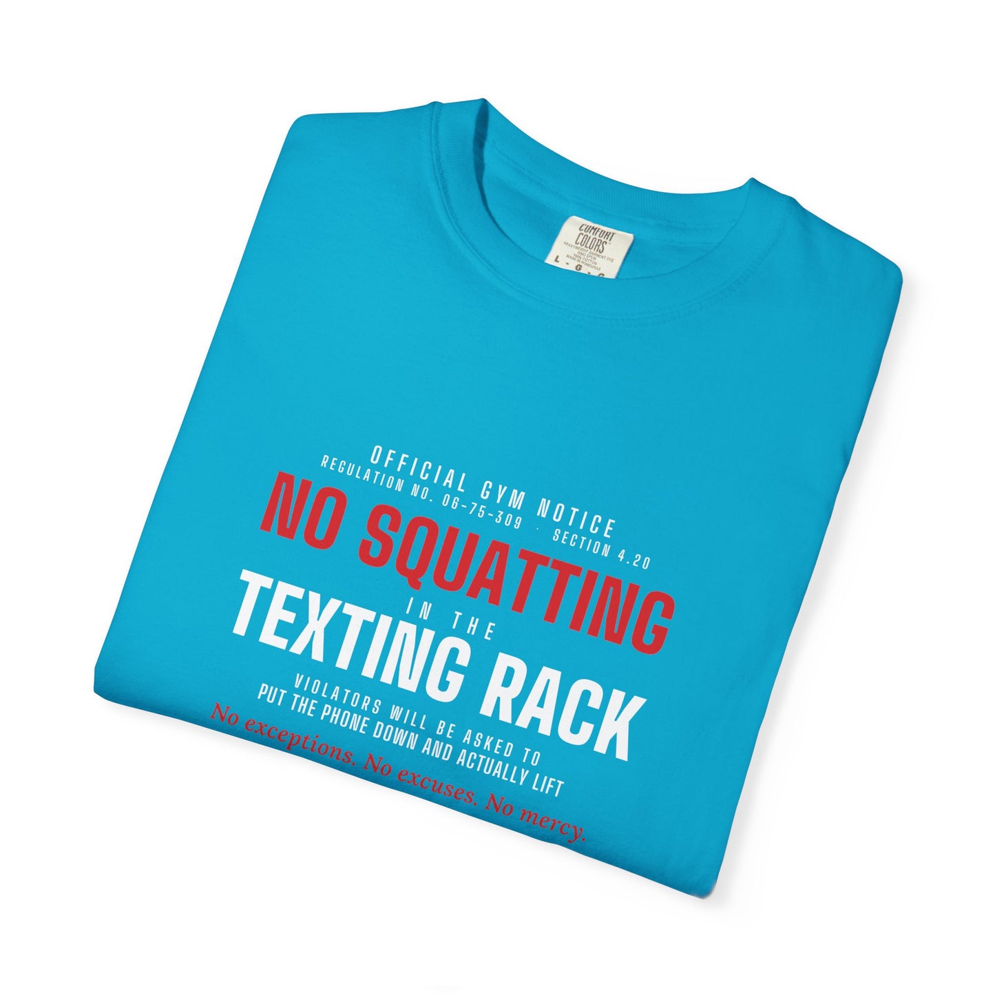 DoD Fitness - No Squatting Texting Rack Men's Tee