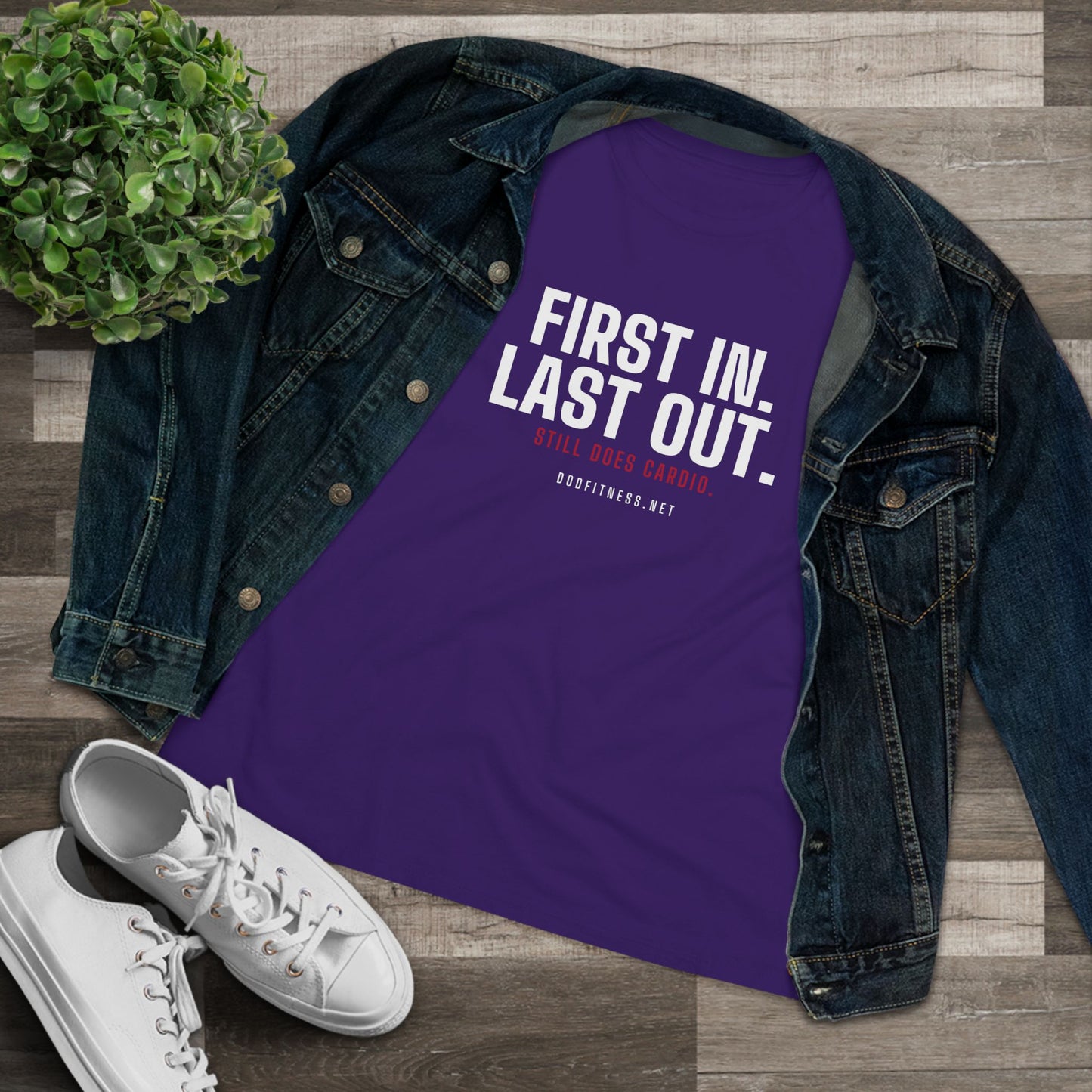 DoD Fitness - First In Last Out Women's Tee