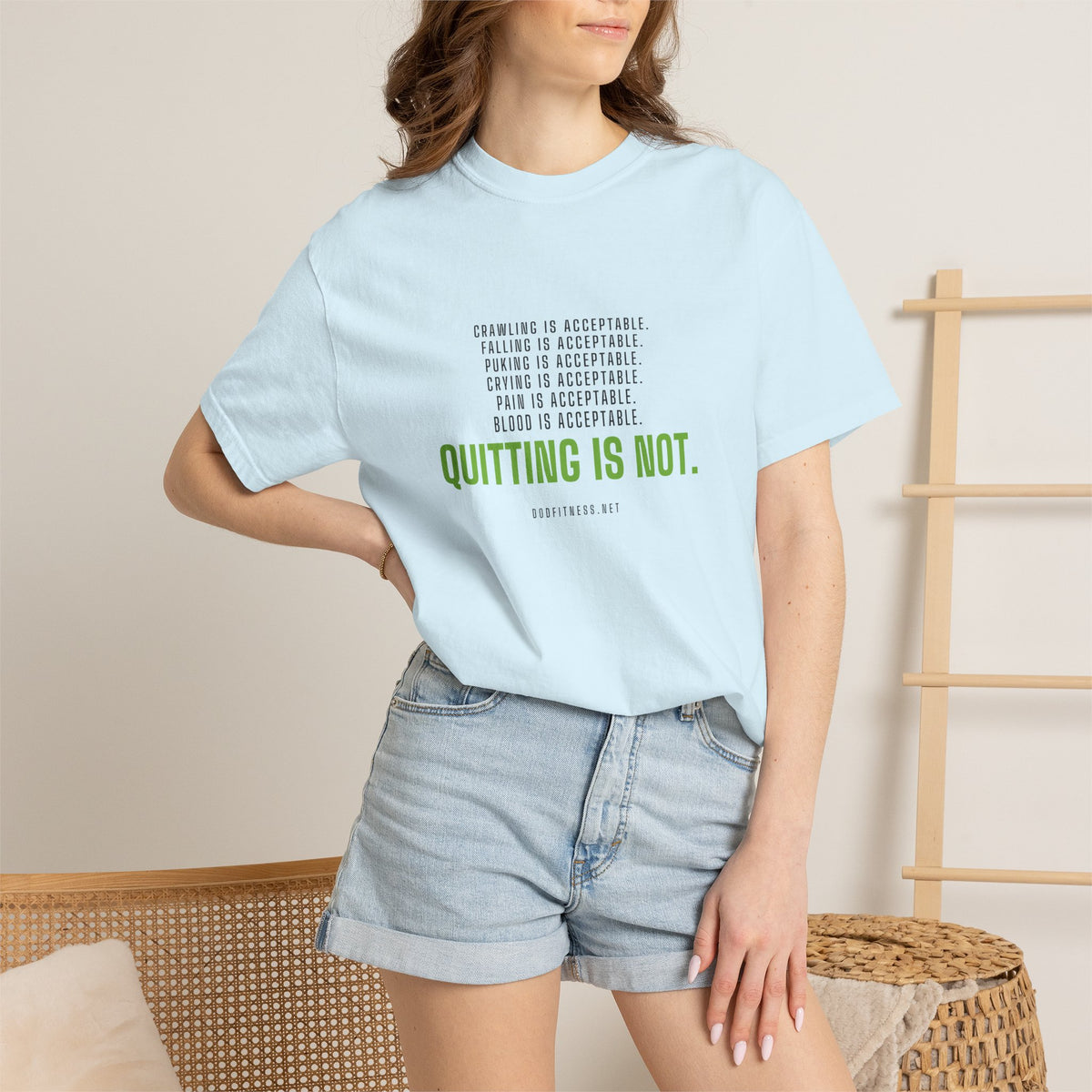 DoD Fitness - Quitting Is Not Men's Tee