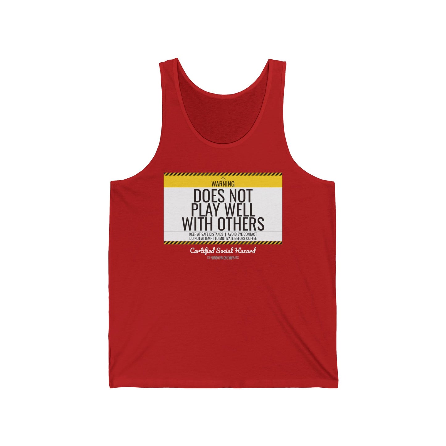 DoD Fitness - Warning Label Men's Tank